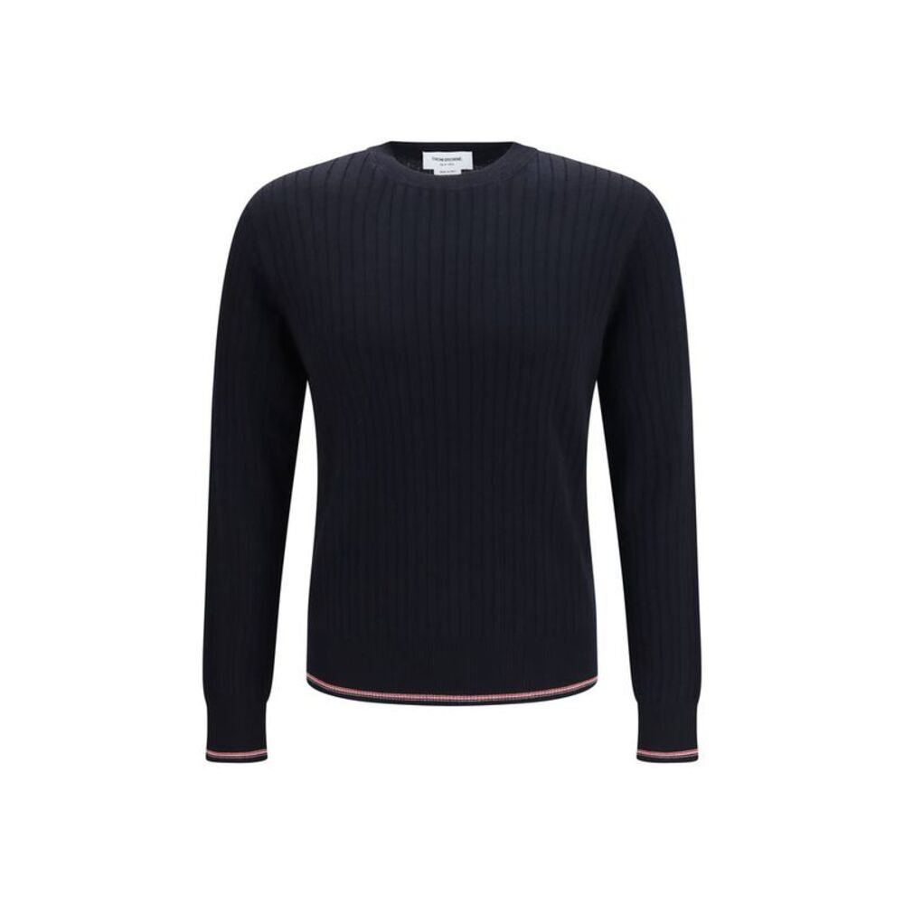 Thom Browne Blue Wool Oves Aries Men's Sweatshirt